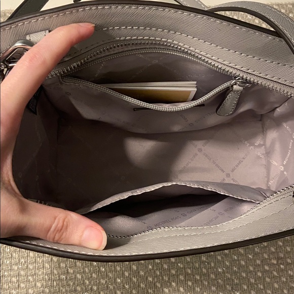 Michael Kors Light Gray Crossbody Bag - Picture 6 of 6